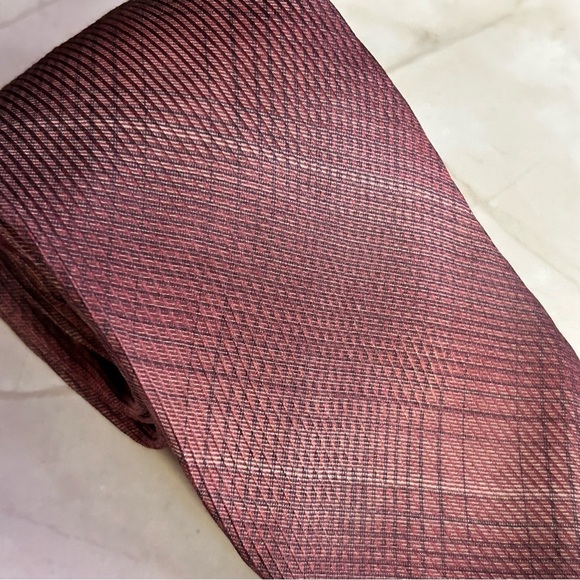 Calvin Klein Burgundy 60” Tie - Picture 2 of 3